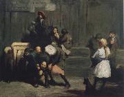 George Bellows Kids oil